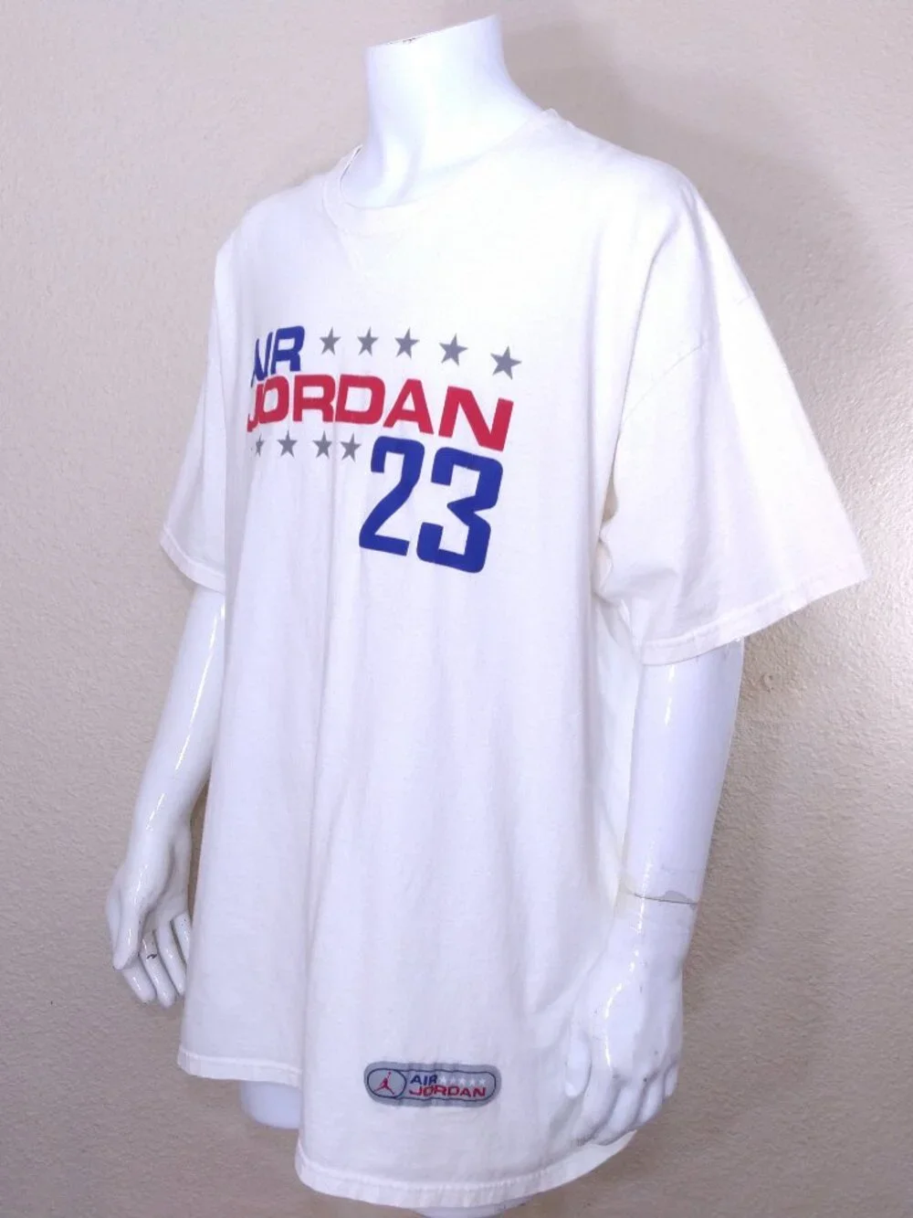 AIR JORDAN Vintage T Shirt 3XL MULTICOLOR Graphic Tee XXXL Classic NIKE Stars 23